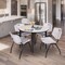 Regency Kahlo Round Table & Chair Sets, 48 W, 48 L, 29 H, Wood, Metal, Plastic Top, Maple TPL48RNDPLBK47GY - alternate 6